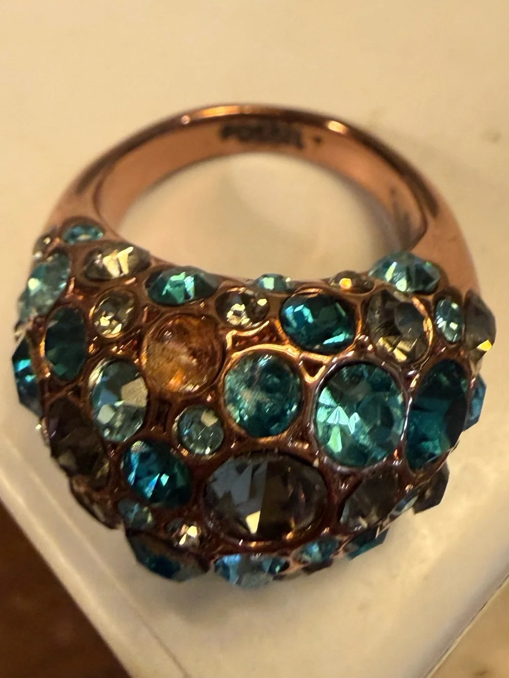 Fossil rose gold